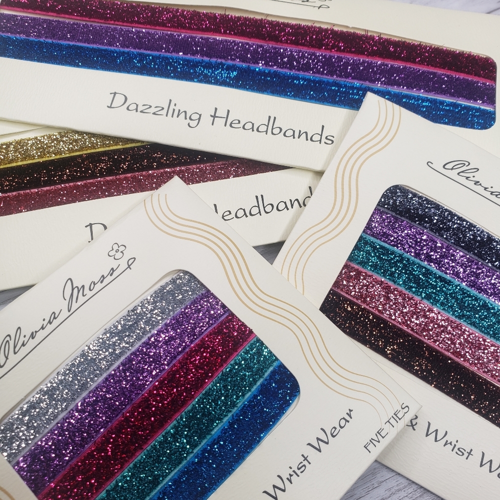 Girls hair accessories headbands hair ties sparkle